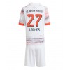 Bayern Munich Konrad Laimer #27 Bortedraktsett Barn 2025-26 Kortermet (+ korte bukser)